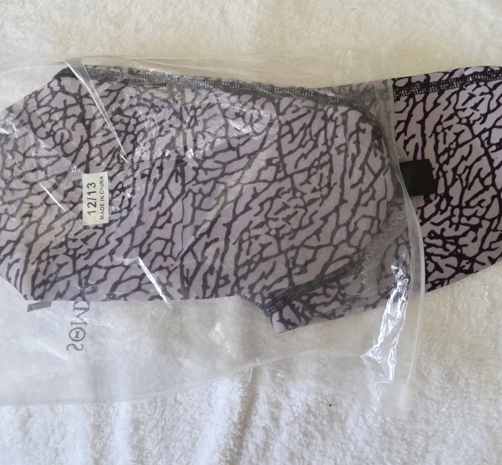 Printed Gray & Black Bra Top